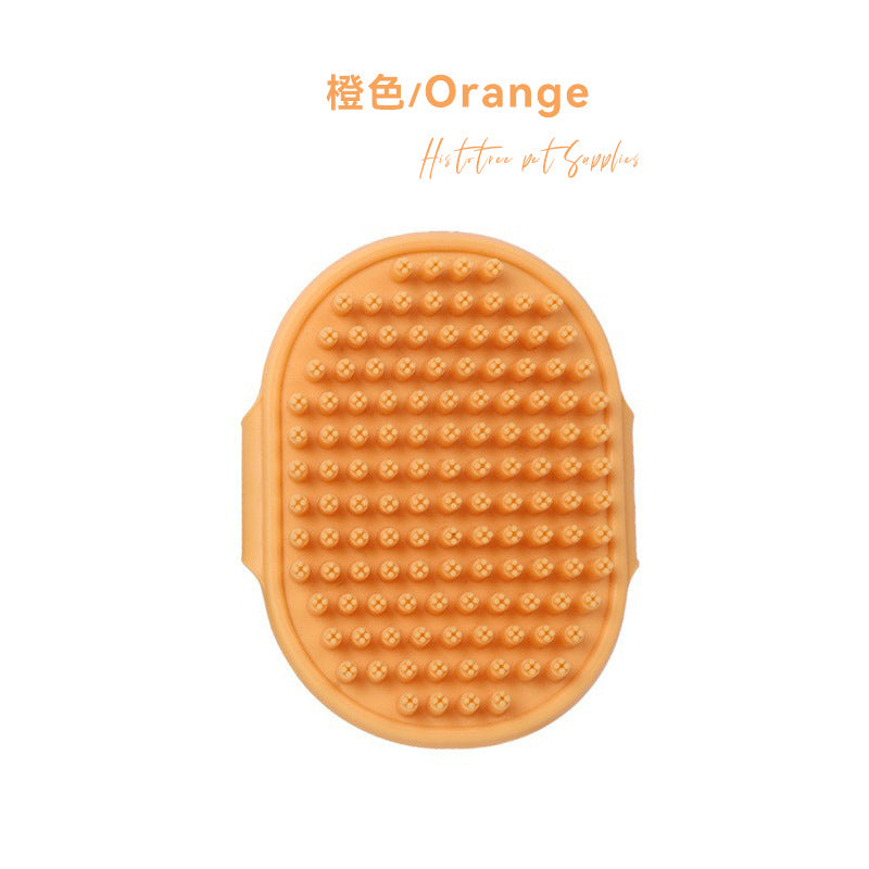 Food grade silicone pet bathing, massage brush.
