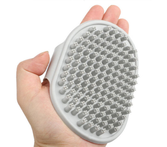 Food grade silicone pet bathing, massage brush.